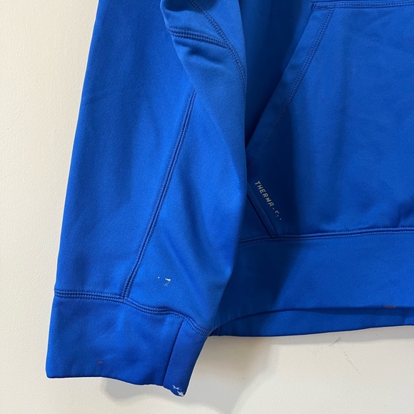Nike Men's Therma-Fit Blue Graphic Pullover Hooded Sweatshirt Size XL - Picture 9 of 10